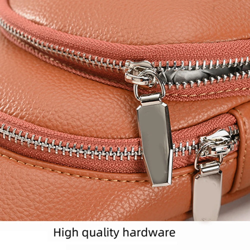 Mini Simple Zipper Cross-body Bag Portable Large Capacity Card Holder For Running Fitness