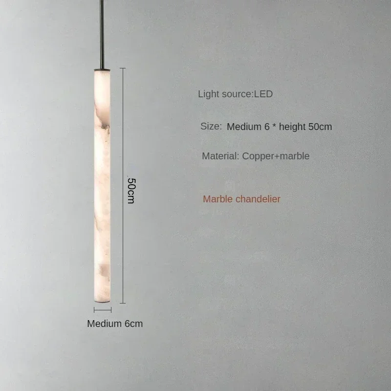 

Мраморный подвесной светильник TAONUANSHU