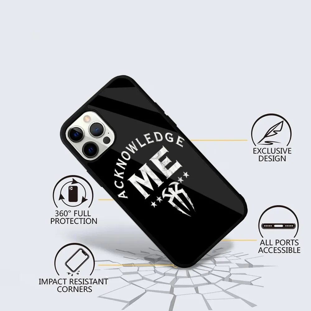 Чехол для телефона WWE The S-Shield iPhone 15 14 13 12 11 Plus Pro Max Mini Magsafe с магнитной беспроводной