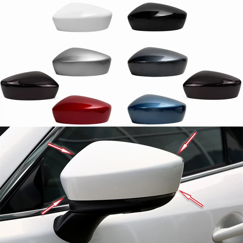 

Car Rearview Mirror Shell Side Door Mirror Cover Housing For Mazda 6 Atenza GJ 2014 2015 2016 2017