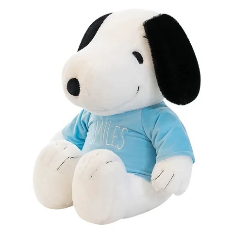 Плюшевая игрушка Снупи большого размера 35/50/65 см, Милая Белая собака, мягкая подушка, набивная кукла, мультяшное животное, подарок на день рождения для девушки, ребенка