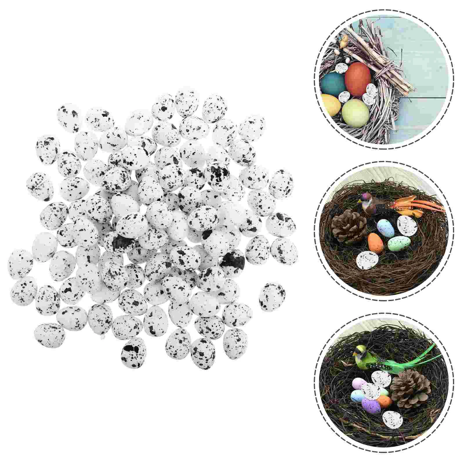 

Eggs Easter Eggbird Fake Mini Diy Craft Craftssimulation Decorations Decorative Speckled Decoration Basket Hanging Ornaments
