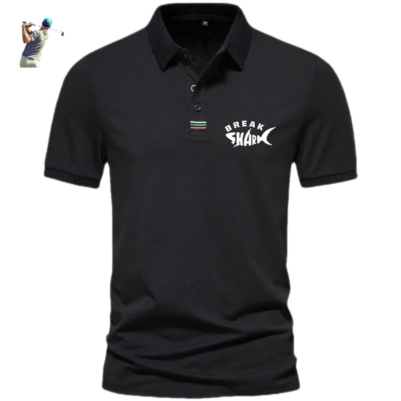 

Golf Polo Shirt Men Casual Short Sleeve Summer Men Polo Shirt Sports Tee Male Tops