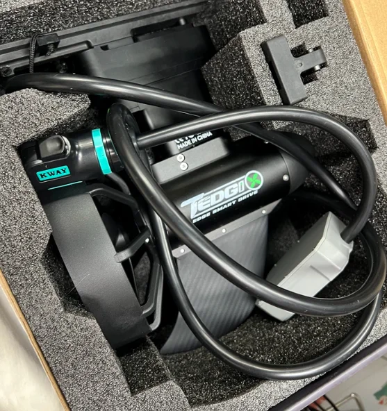 Фото Электрический подводный мотор-пропеллер TRIMIX K4C 400W, 9.6 км/ч, тяга 20.5 фунтов, для каяков, SUP-досок и малых лодок №1