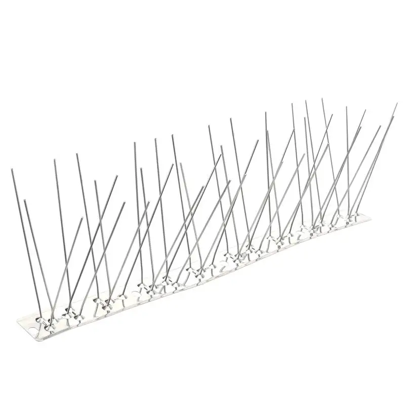 

Bird Spikes Spike Pigeon Deterrent Anti Fence Metal Strips Birds Roof Prevention Control Roosting Away Devices Woodpecker To