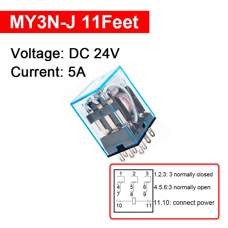 

Электромагнитное реле MY2N-J MY3N-J MY4N-J 5A