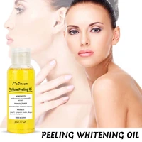 body skin exfoliating moisturizing oil yellow peeling oil lighten dark spots acne melanin skin bleaching peeling oil for face