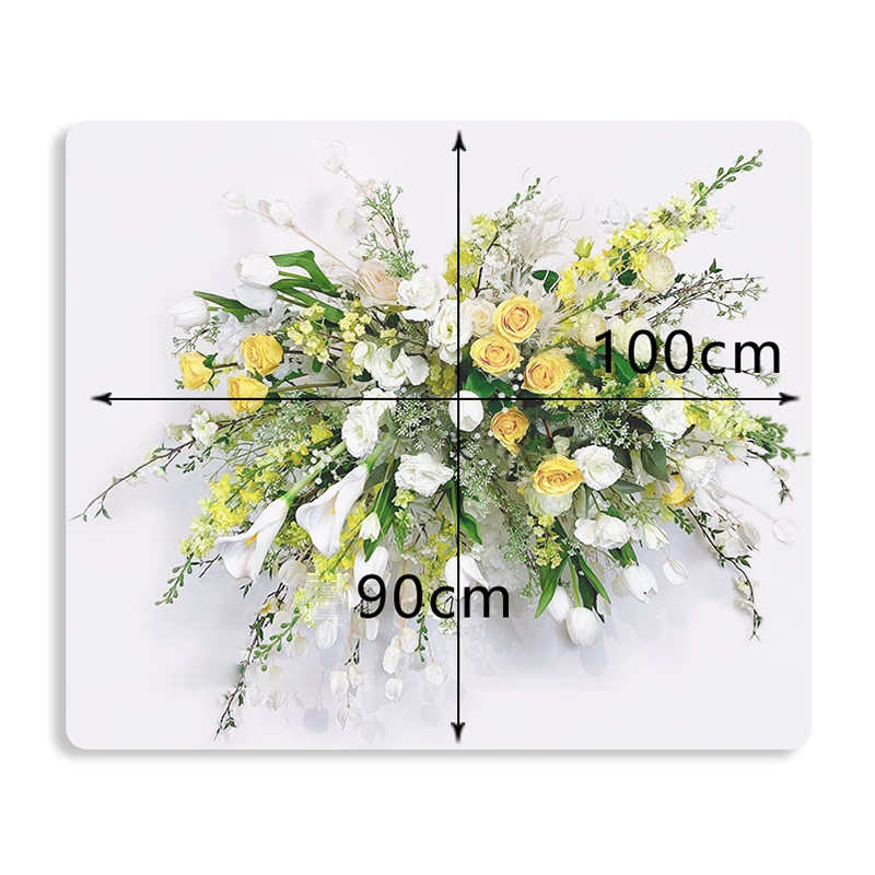 Оригинальная Свадебная искусственная настенная Подвеска композиция с цветочным