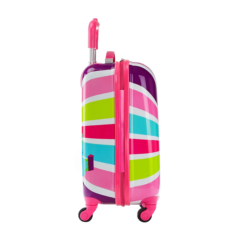 18 inch kids Luggage animal Cartoon suitcase on wheels trolley luggage bag carry on cabin rolling luggage children's gift Cute