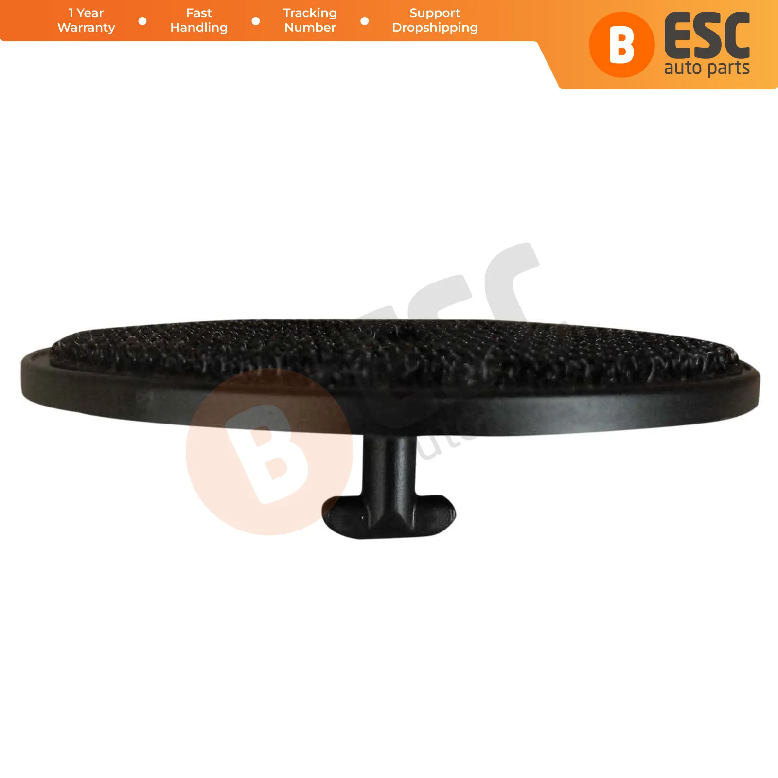 ESC ECF924 2 Pieces Floor Mat Clip T- Anchor Plate Lock Fastener for BMW: 07149166608