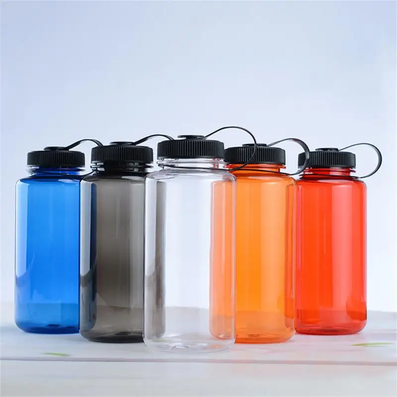 

1L Large Capacity Water Cup Transparent Plastic Water Bottle Portable Outdoor Sports Camping Fitness Cup Student Beverage Bottle