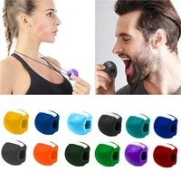 masseter ball jawline muscle exerciser chew ball food grade silicone facial mandible trainer face fitness balls 20 50 pounds