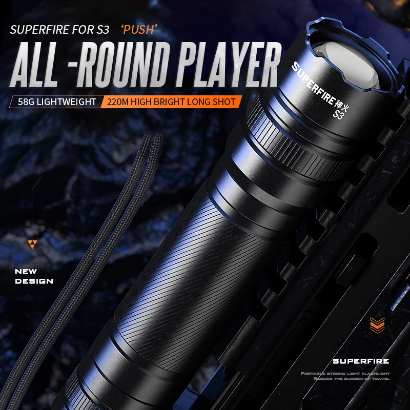 Рисунок 2 - SUPERFIRE S3 лучший мини-фонарик