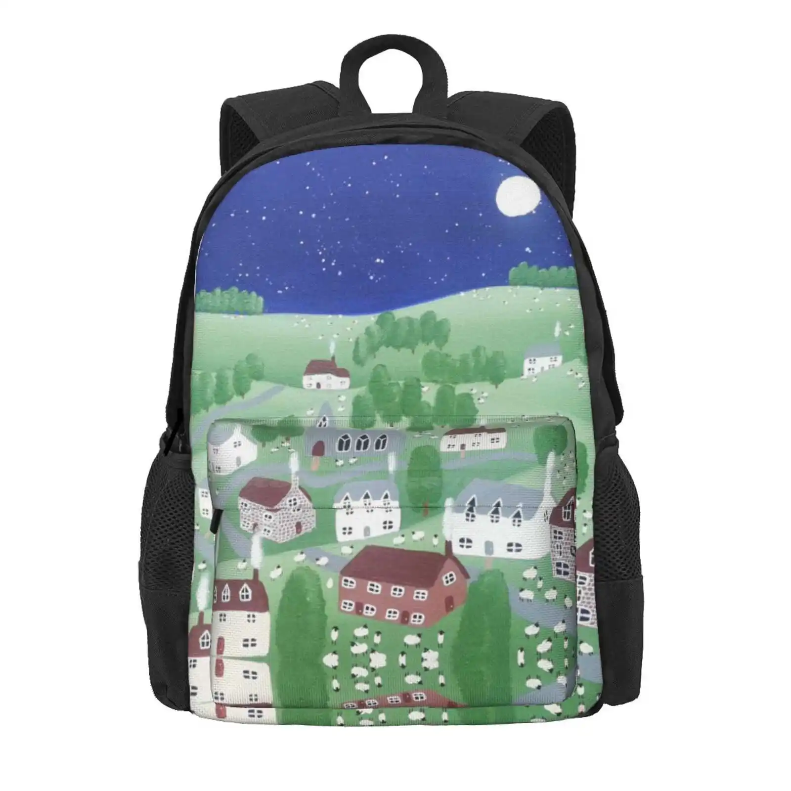 Хит продаж школьный рюкзак с изображением дыхания мне спокойствие современное