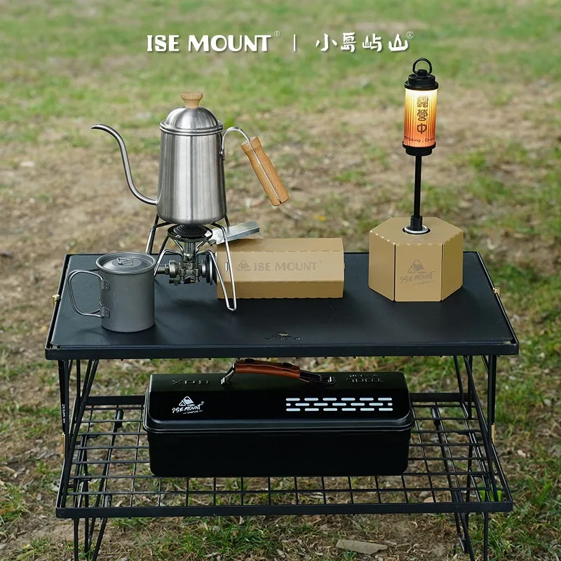 ISE MOUNT Открытый металлический плоский бензобак Защитный чехол Кемпинг Кассетный