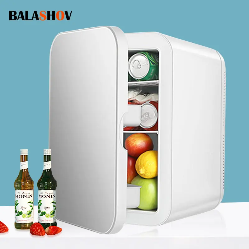 20L Mini Fridge Refrigerator 12V/220V Beauty Cooler Warmer Refrigerators Constant Temperature Skincare Preservation for HOME CAR
