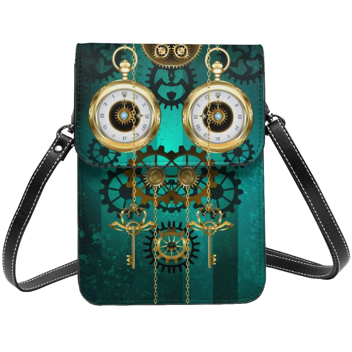 

Ювелирные изделия в стиле стимпанк, наплечная сумка с заводным принтом для путешествий, Студенческая дизайнерская сумка, кожаные сумки в стиле ретро