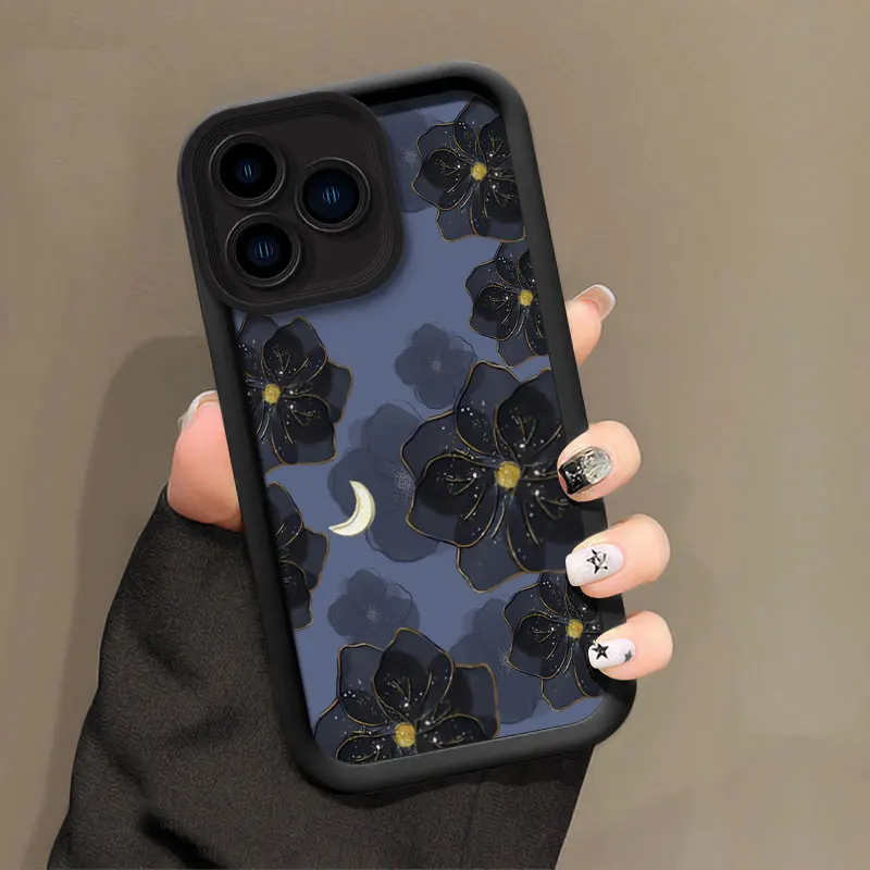 Фото Чехол для телефона Flowers Moon для OPPO Realme 12 11 5 7I 8I GT 3 6 NEO 5 Master Pro Plus, силиконовый мягкий противоударный бампер, задняя крышка №5