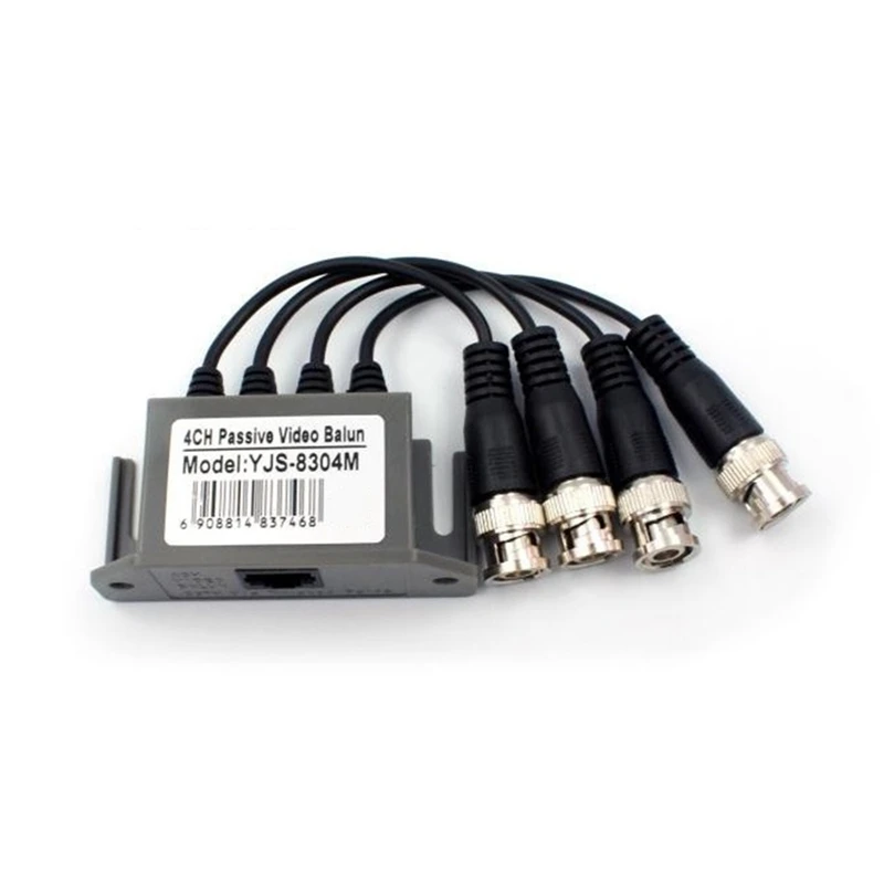 

2х 4-канальный видео Balun BNC UTP CAT5 передатчик BNC к UTP RJ45 CCTV через витые пары для AHD TVI CVI камеры DVR CC