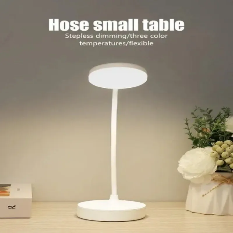 

LED, USB Rechargeable Eye Protection Table Lamps Infinitely Dimmable 3-speed switchable white light warm light natural light