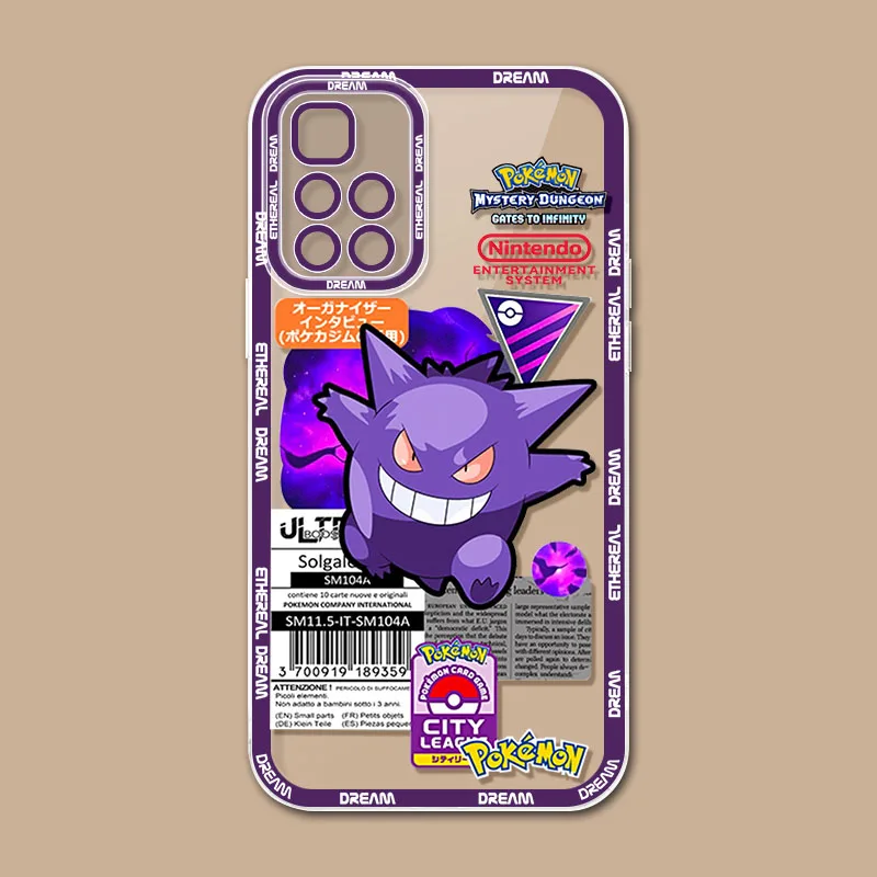 Pokemon Gengar Soft Silicone Case for OnePlus 5 5T 6 6T 7 7T 8 8T 9 9T 10 Pro 9R 9RT Nord One Plus 1+9R 1+7T Transparent Cover