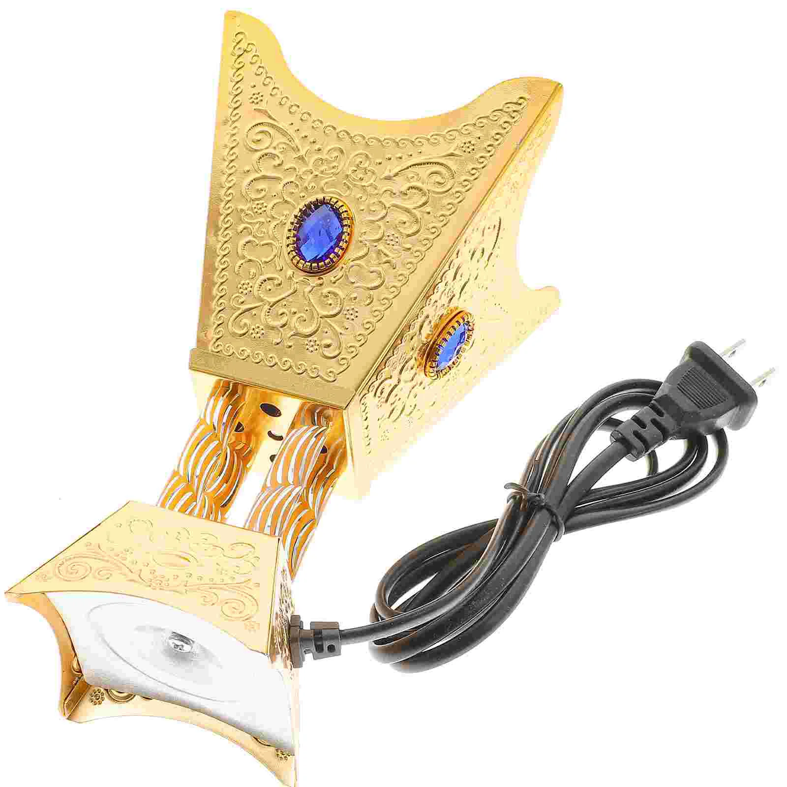 

Plug-in Electric Burner Centerpiece Decorations Table Decors Retro Ornament Dining Room Home Metal Brackets Household