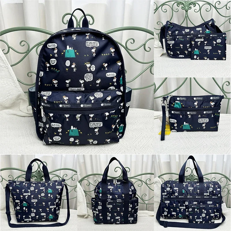 Lesportsacs Сумка Снупи с мультяшной собакой модная ручная сумка через плечо карман