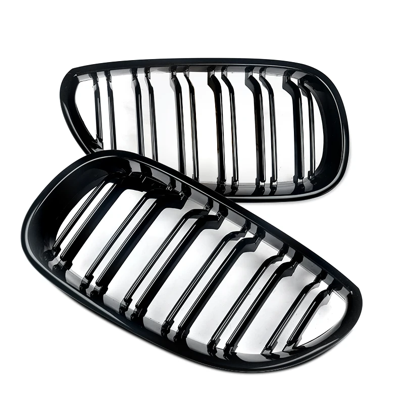 

Gloss Black Style Car Styling Front Kidney Grilles Racing Grille for BMW 5 Series E60 E61 M5 2003-2010 Auto Accessories 1 Pair