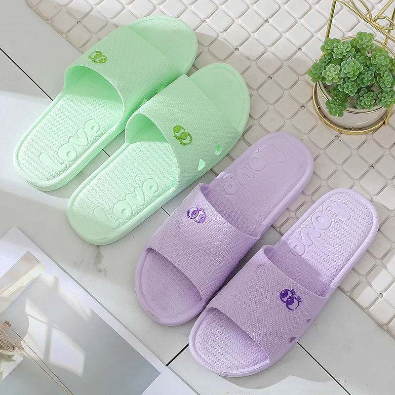 

Shower Slippers For Women Men All Seasons Indoor Home Slippers Floor Bathroom Family Non-Slip Unisex Slides Bathroom Footwear