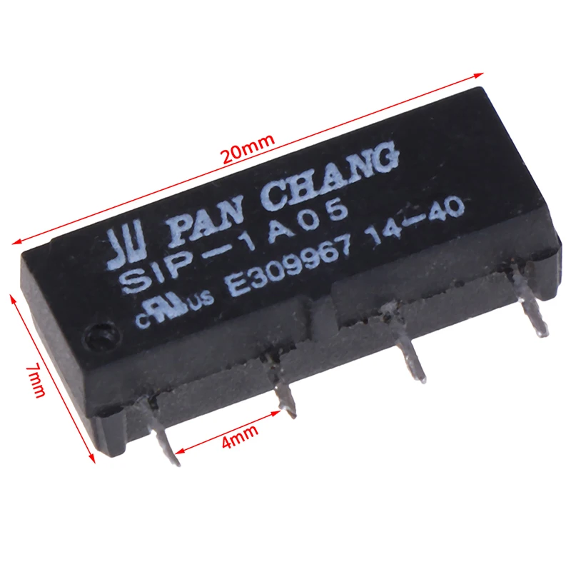 

5 шт., реле 5В, реле для PAN CHANG, реле 4PIN
