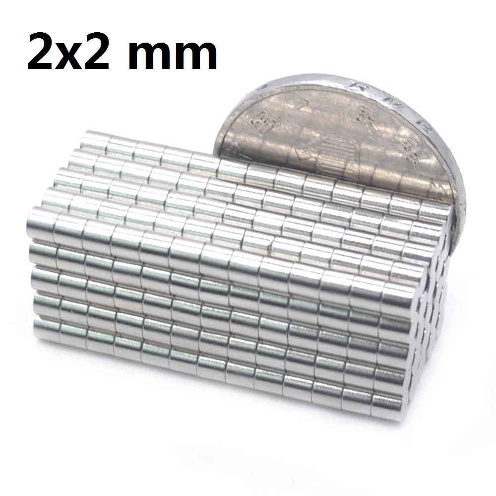 10 ~ 50000 шт. 2x2 мм маленькие круглые магниты 2 мм * 2 мм неодимовый .