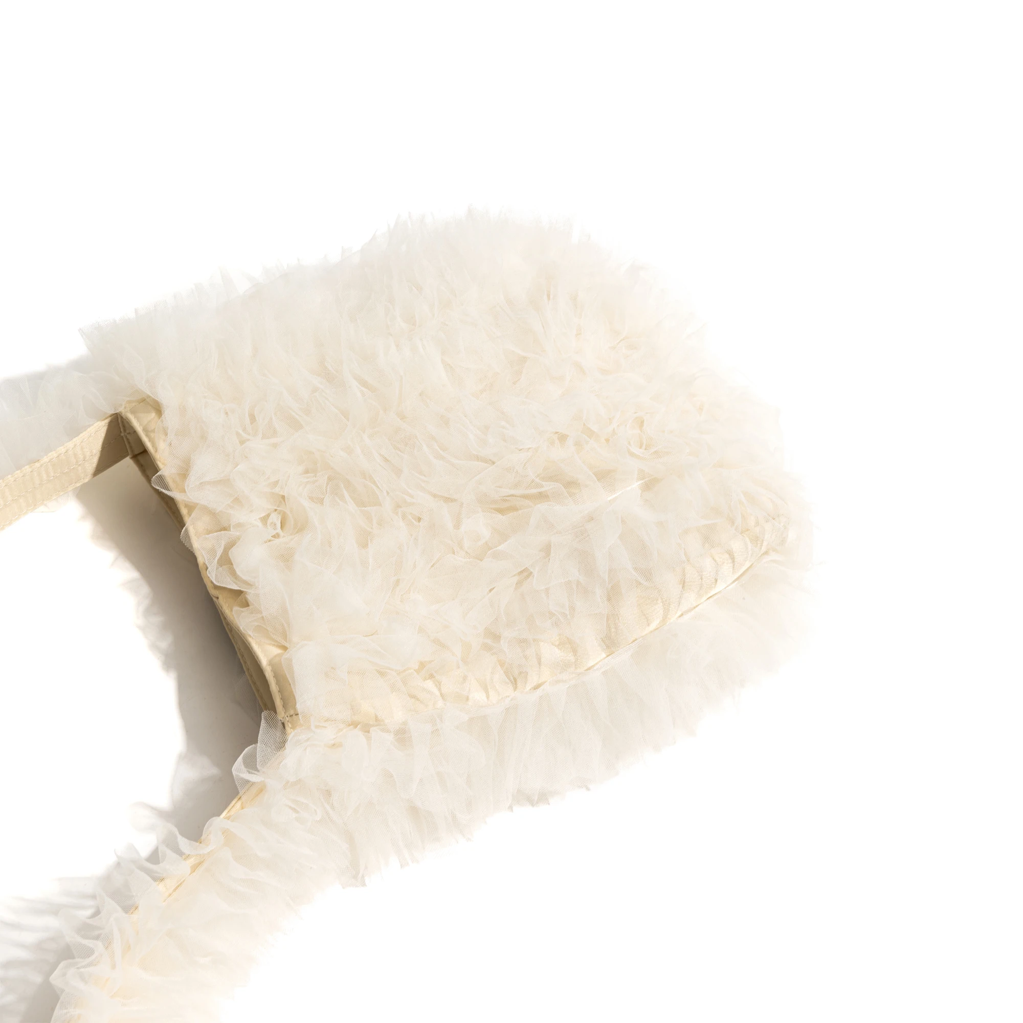 KOKOPEAS Женская сетчатая маленькая квадратная сумка Decoeate нейлоновая кружевная