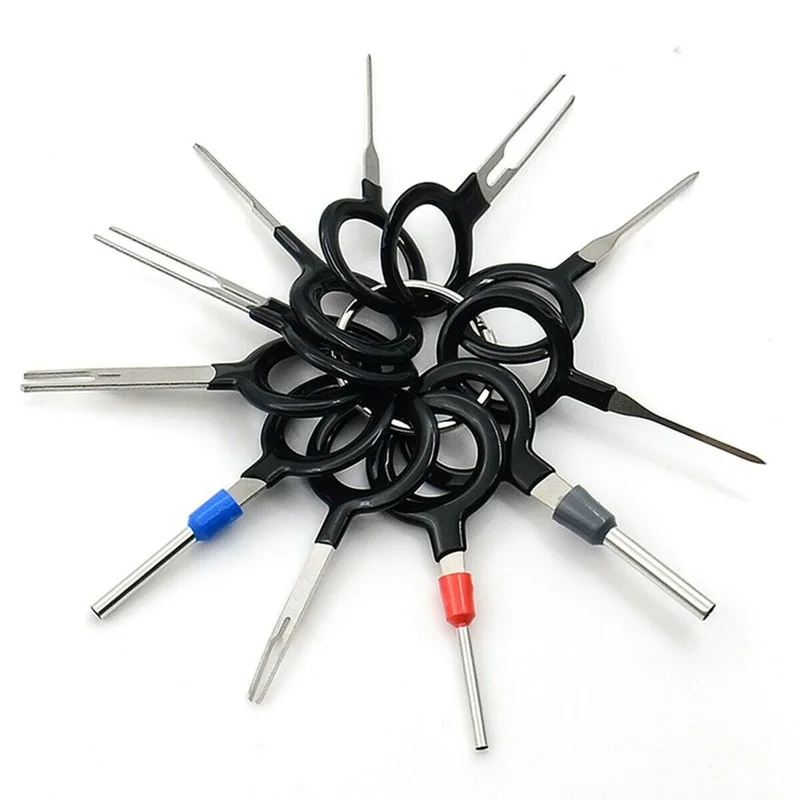 

11Pcs Car Terminal Removal Tool Kit Wire Connector Crimp Pin Extractor Puller