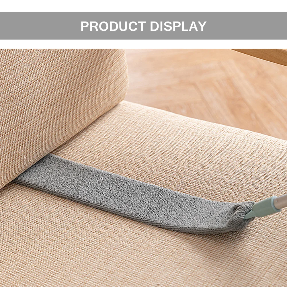 

Щетка от пыли со щелей, выдвижная щетка для чистки кровати, щетка от пыли, длинный артефакт из микрофибры, домашний ручной пыльник, съемная и...