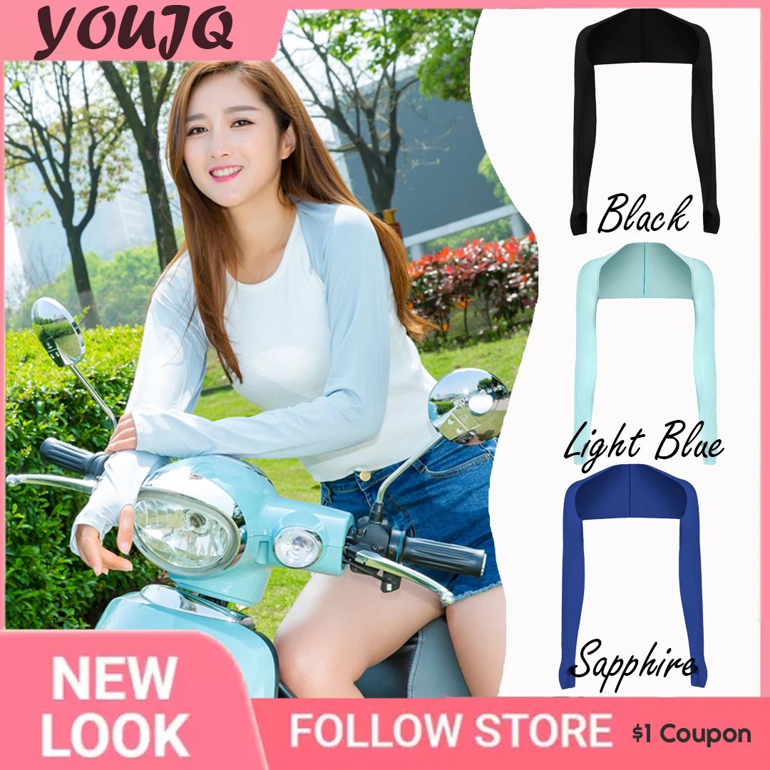 

Muslim Arm Sleeves for Women Sports Sleeve Sun UV Protection Hand Cover Cooling Warmer Golf Fishing Ski Mangas Para Brazo