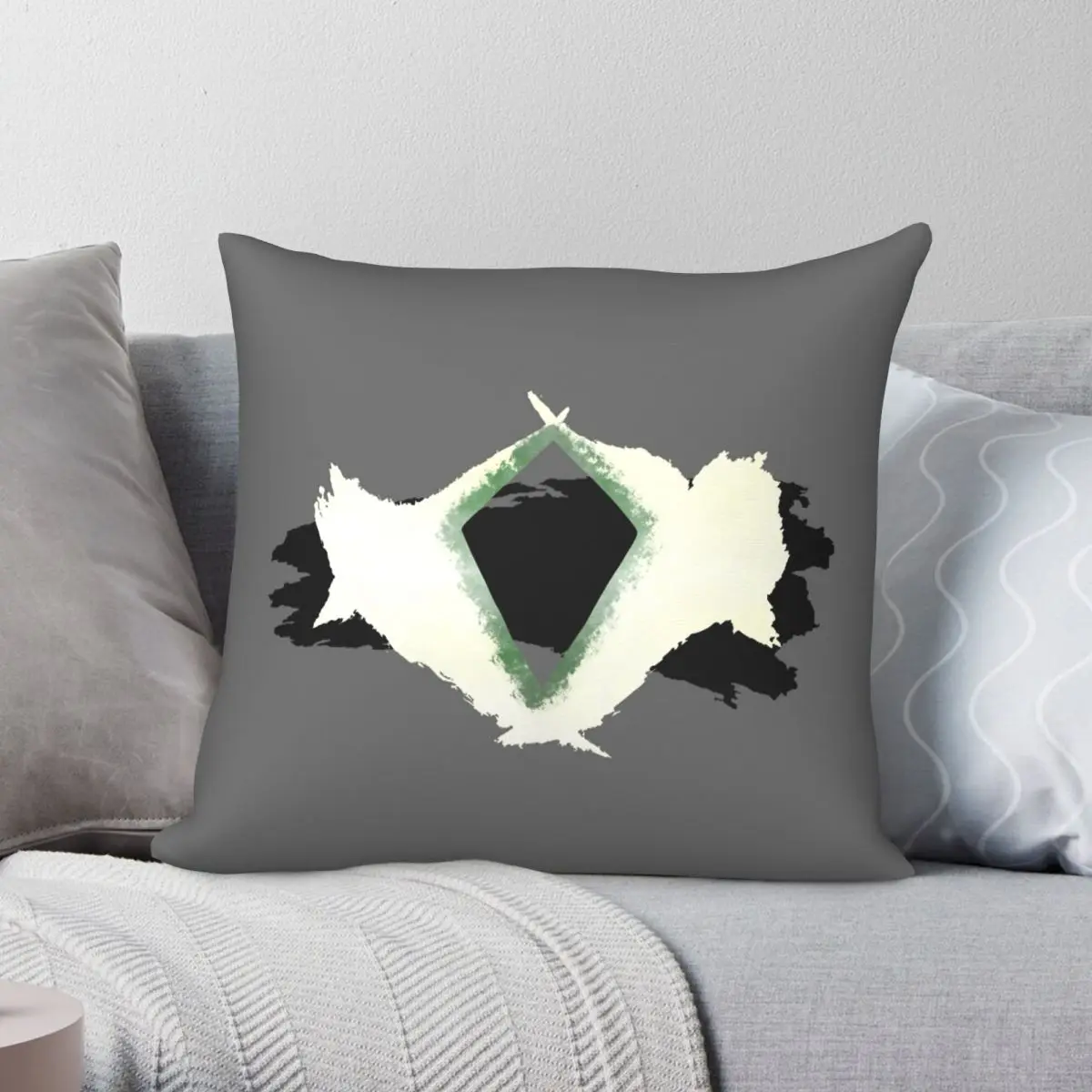 

Sign Of The Khans ABZAN Pillowcase Polyester Linen Velvet Pattern Zip Decor Pillow Case Sofa Cushion Cover 18"