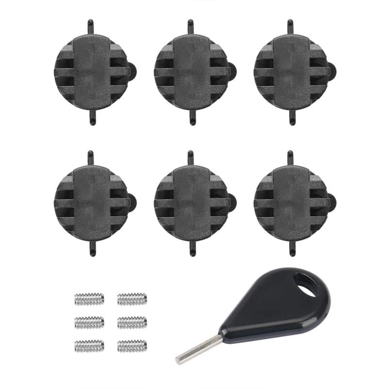 

New-6PCS штепсельная Вилка для хвостовой доски для FCS Style, штепсельная вилка G5, штепсельная вилка с винтами, ключом для FCS, основание для плавника