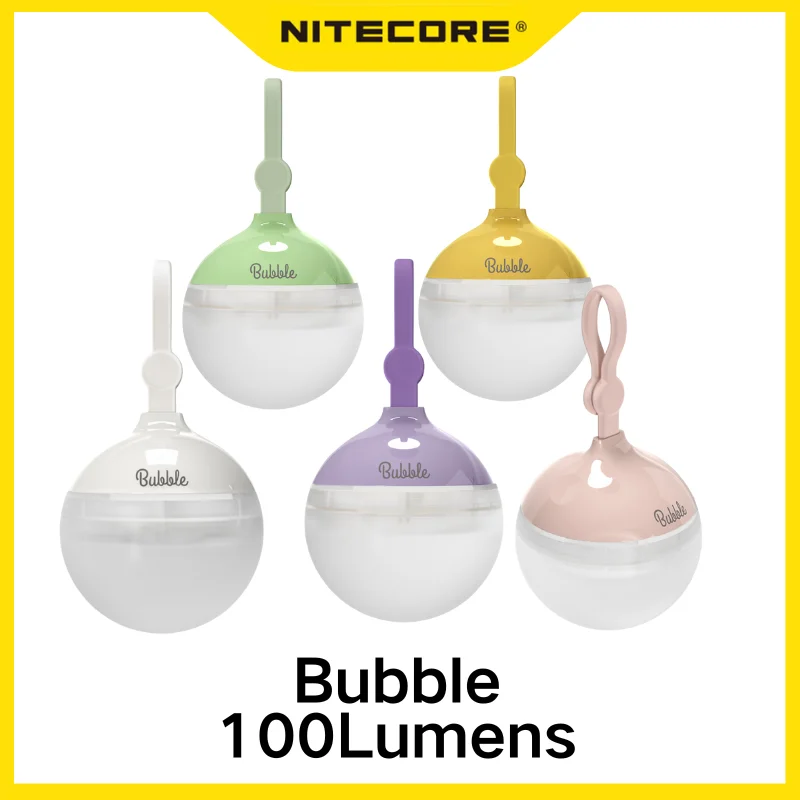 NITECORE Bubble Кемпинговый фонарь 100 люмен Портативный магнитный светодиодный съемный