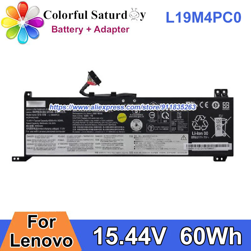 

L19C4PC1 L19M4PC0 Battery For LENOVO LEGION R7000 R7000 2020 Legion 5 15IMH05H L19L4PC0 L19C4PC0 L19L4PC0 L19SPC0 Battery 15.44V