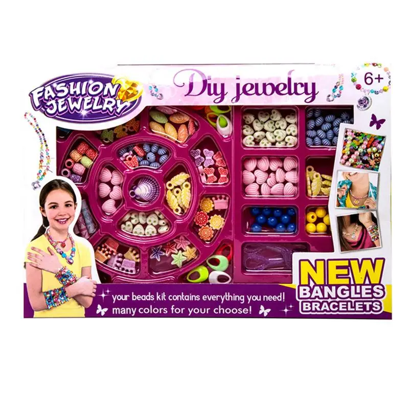 

Children's DIY making bracelet creative bracelet girl toy beaded jewelry science education toys bead kit kids bracelet girls