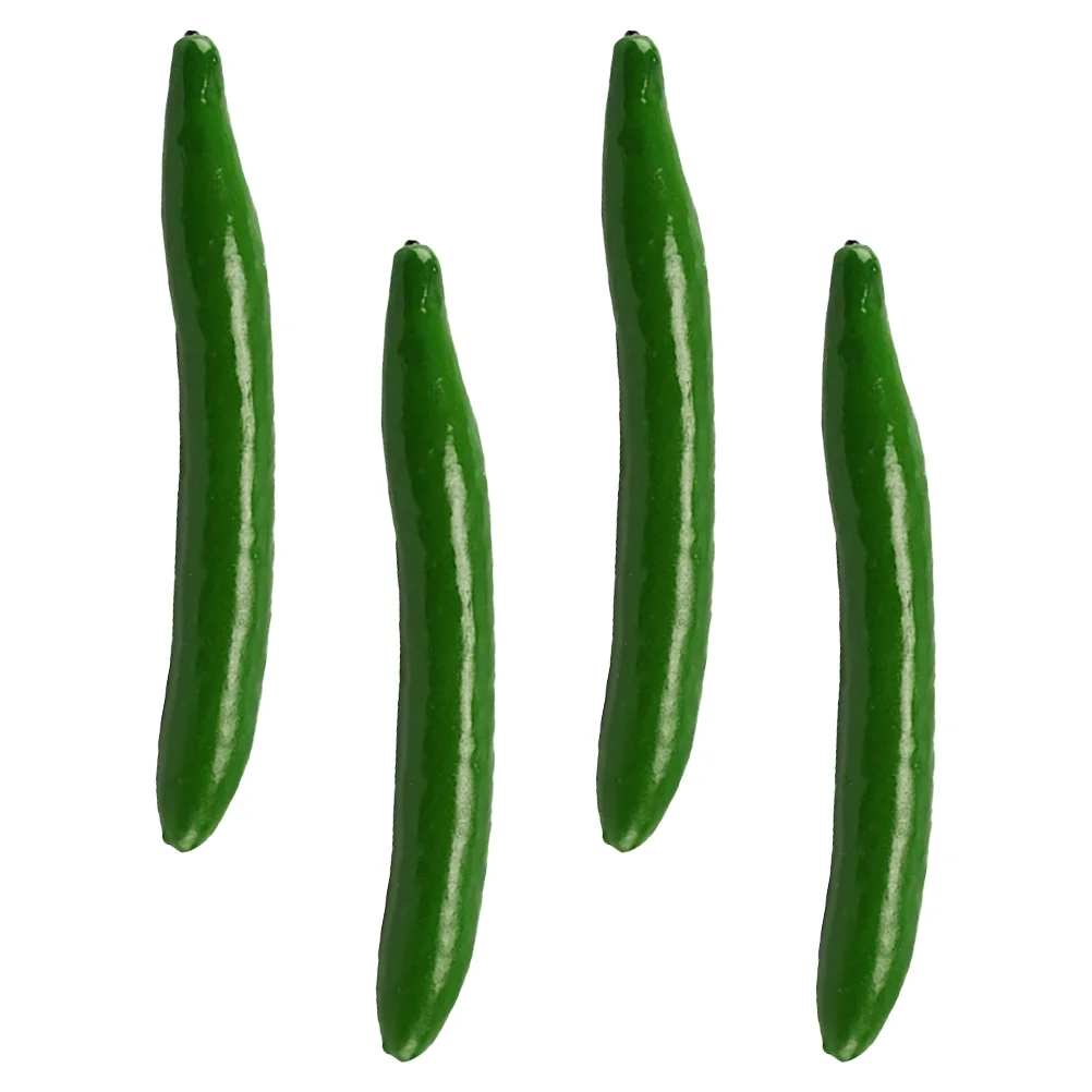 

Simulation Cucumber Model Restaurant Props Vegetable Adornment Artificial Decors Foam Ornament Simulated Photography Spring