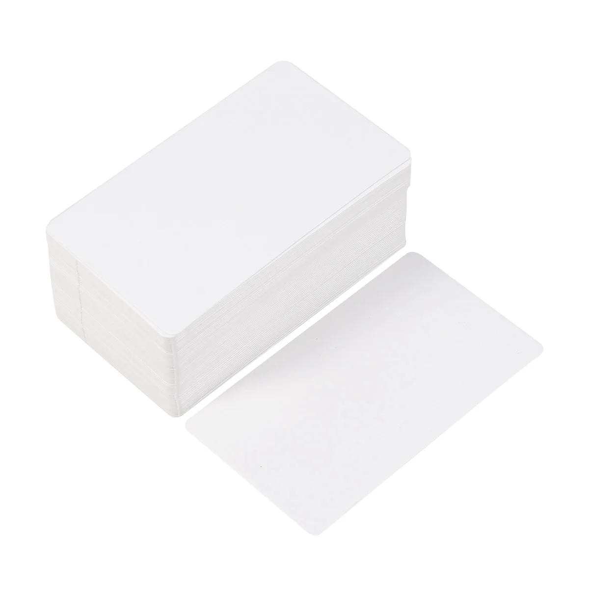 

Retro Memo Pads DIY Kraft Blank Greeting Graffiti Postcard Handwritten Words Message Cards About 100pcs (White)