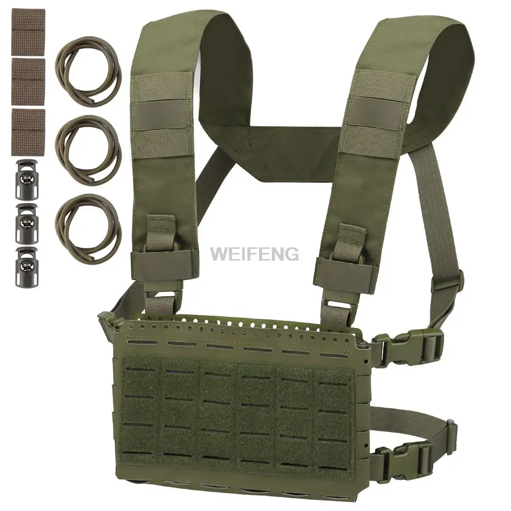 

Тактический нагрудный жилет MK5, Военный Жилет Molle с лазерной резкой, жилет с ремнем спереди 5,56 мм, сумка для журнала, кобура, сумка для раций