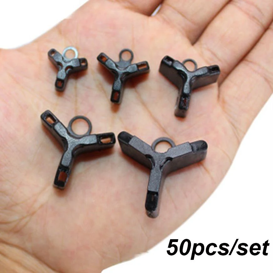 50pcs Fishing Treble Hooks Covers Case Bonnets Caps Durable Lightweight Safety Protector Set Anti-hook Gear Accessories - купить по