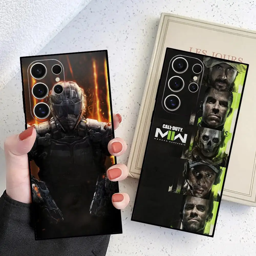 C_Call of Dutys Black Ops Phone Case For Samsung Galaxy S24 S23 S22 S21 S20 Ultra FE Plus M55 M54 Cover
