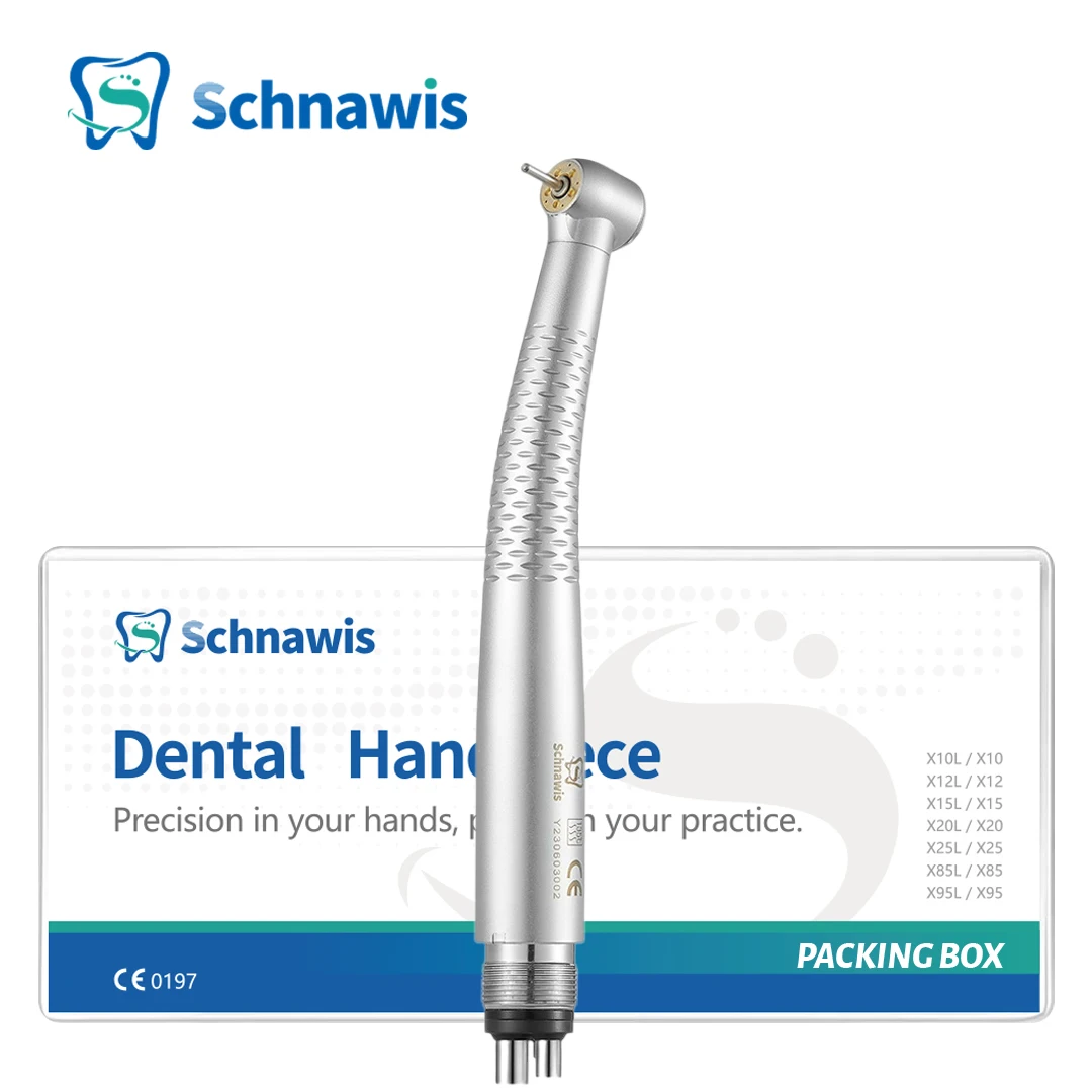 

Dental High Speed Handpiece 5 Led Air Turbine Handpiece with 5 Water Sprays Cartridge Rotor 2/4Hole Handpiece Dentist Instrument