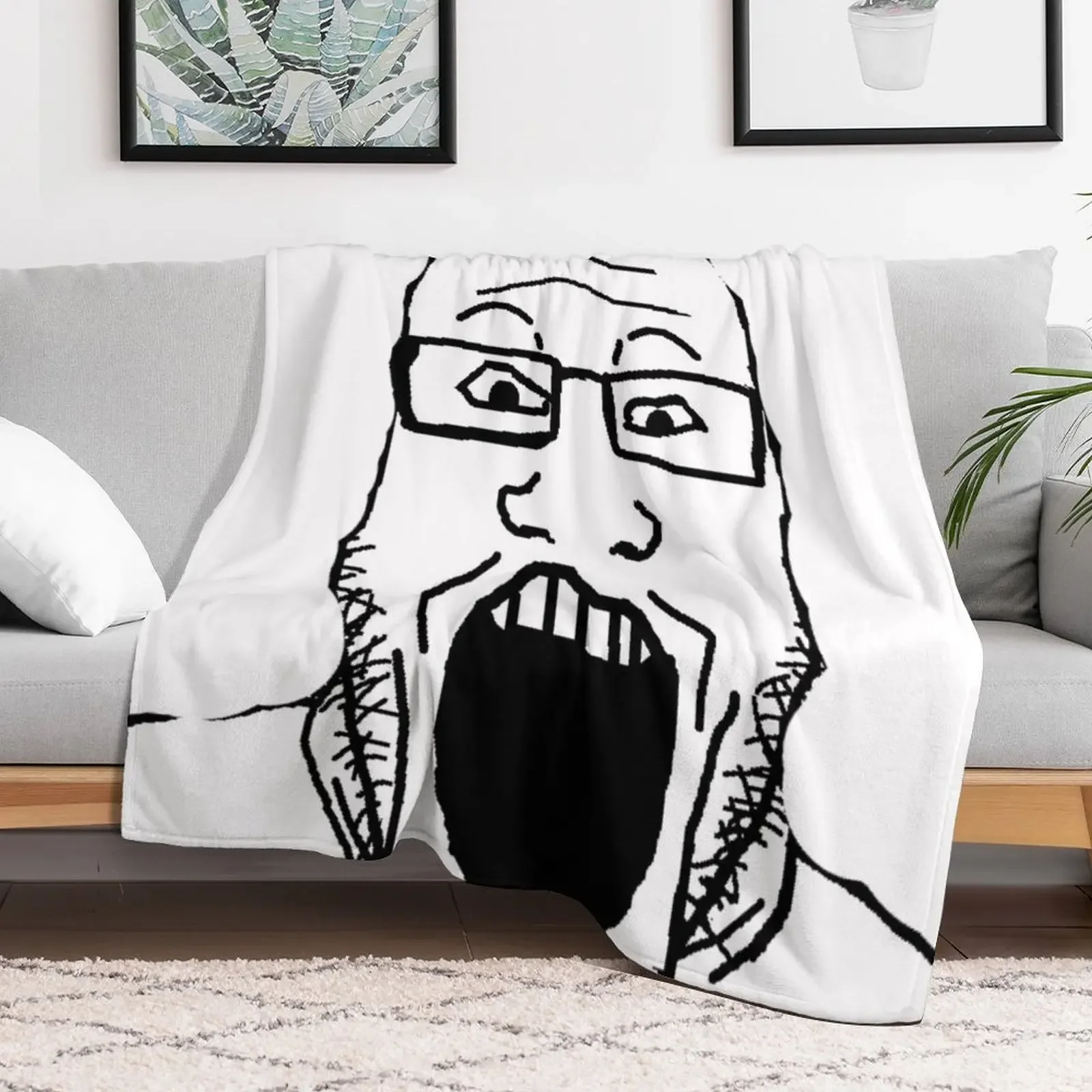 Одеяло сояк с лицом спереди мягкие клетчатые одеяла для косплея в стиле аниме