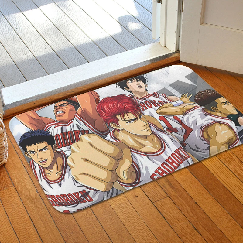 Коврик для ног в ванной комнате аниме Slam Dunk напольный ковер гостиной