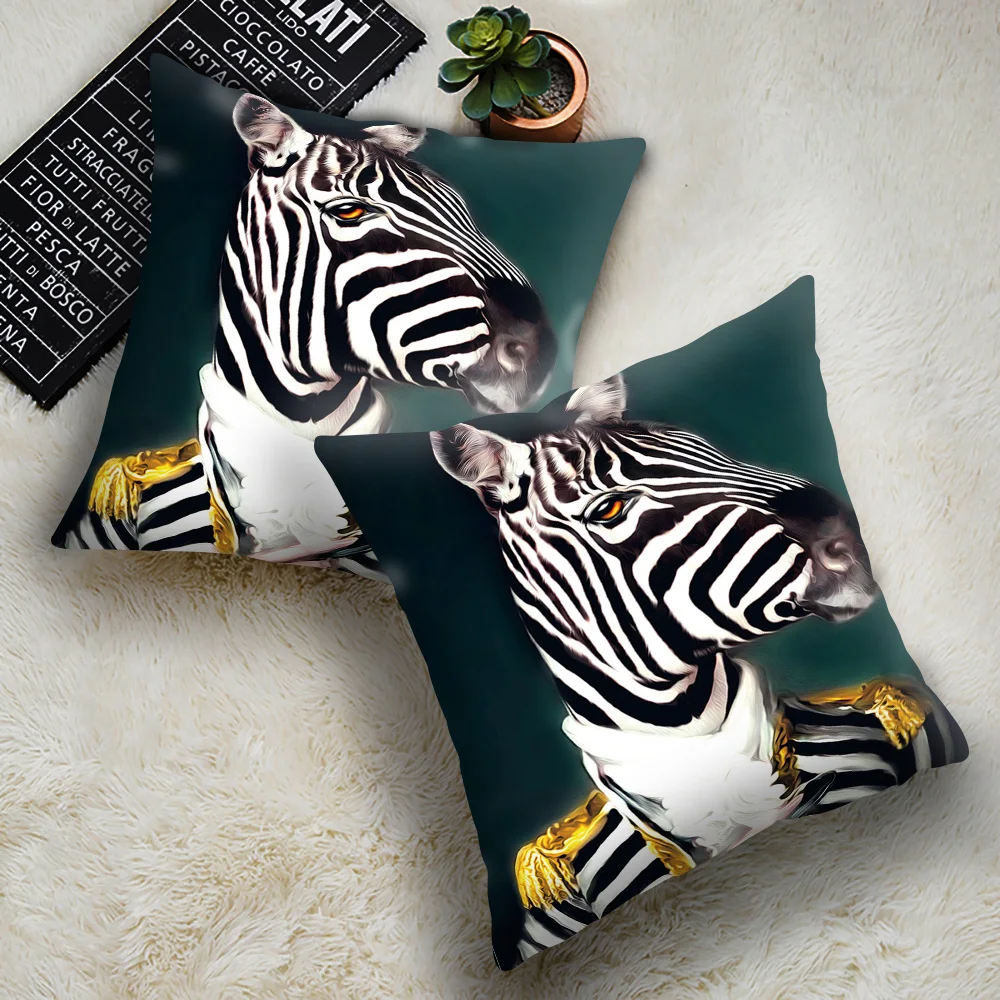 

Nordic Art Animal Cushion Cover Funny Cute Animal Sofa Cushion Cover