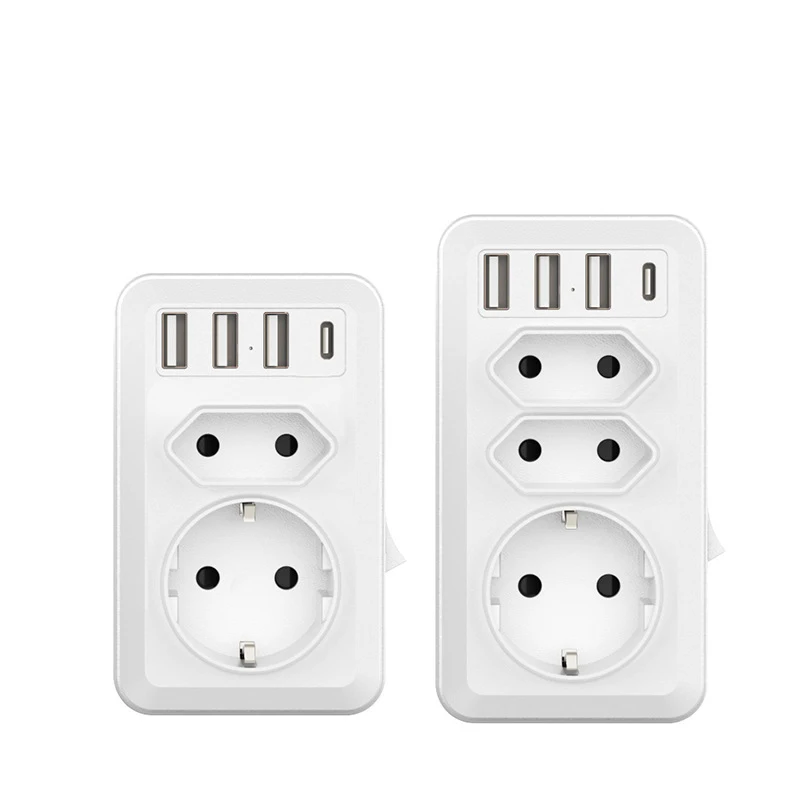 

Удлинитель европейского стандарта, Сетевой USB-адаптер с европейской вилкой, умная розетка, Электрический куб питания, бесплатная доставка